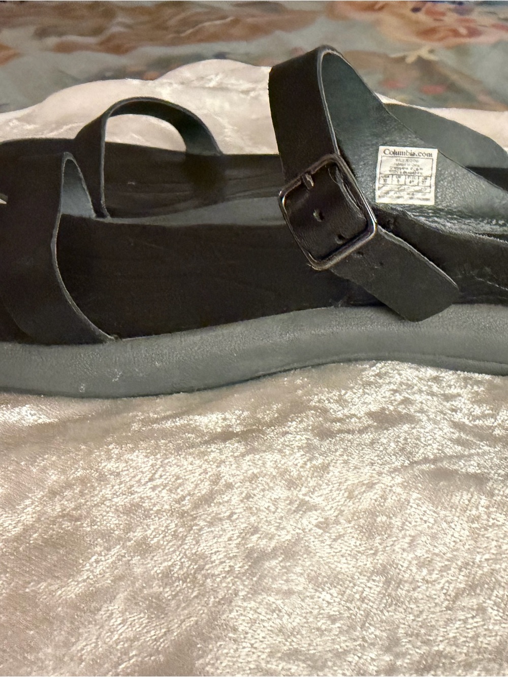 Columbia Black Two-Strap Outdoor Sandals 10 - Picture 3 of 6